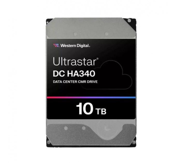 WESTERN DIGITAL ULTRASTAR Запам’ятовувальний пристрій на жорстких дисках (HDD) SATA 10TB 7200RPM 6GB/S 256MB DC HA340 0B47062 WD