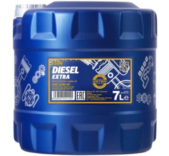 Mannol Моторна олива Mannol DIESEL EXTRA 7л 10W-40 (MN7504-7)