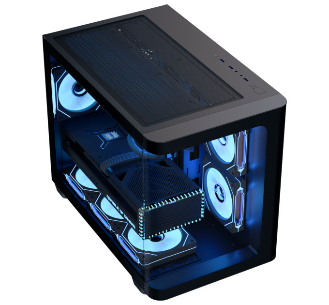 AeroCool Корпус AeroCool P300C-G-BK-v1 (ACCS-PN02033.11) Black без БЖ