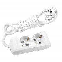 Мережевий подовжувач Panasonic X-tendia із заземленням 2 розетки, 3м (WLTB04232GR-UA)