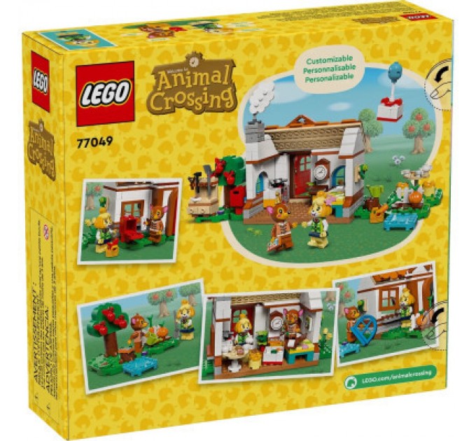LEGO Конструктор LEGO Animal Crossing Візит у гості до Isabelle 389 деталей (77049)