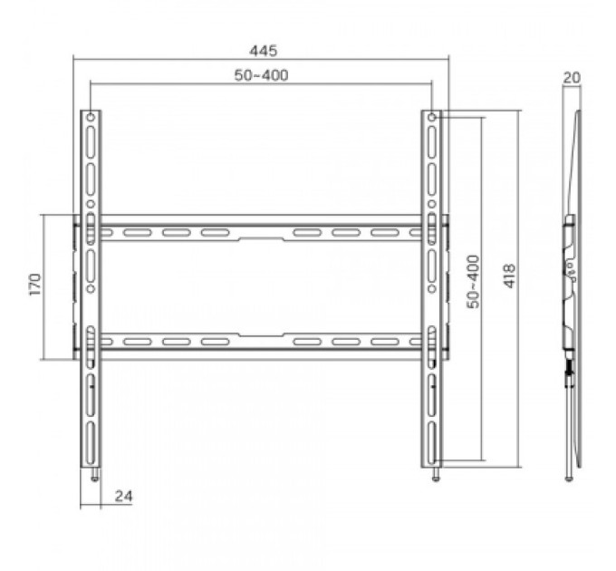 AGN Кронштейн AGN AGN70-440F