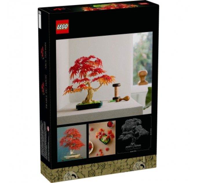LEGO Конструктор LEGO Botanicals Бонсай з японського червоного клена (10348)