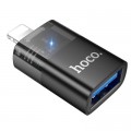 HOCO Дата кабель OTG USB 3.0 AF to Lightning Black HOCO (6942007647151)