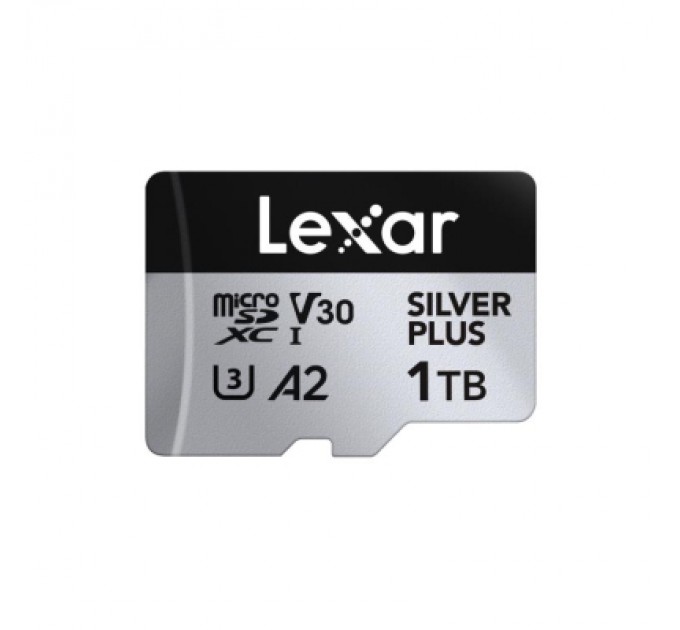 Lexar Карта пам'яті Lexar 1TB microSDXC class 10 UHS-I U3 V30 A2 Professional Silver (LMSSIPL001T-BNANG)