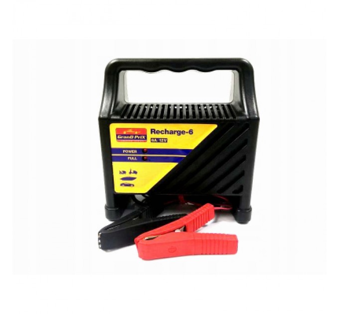 GRAND PRIX Зарядний пристрій для автомобільного акумулятора GRAND PRIX 6A 12V (33706-IS)