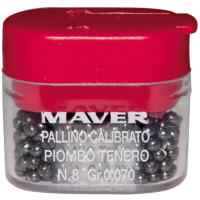 Грузило Maver набір Pallini Supercalibrati Teneri 2/0 (0.394g) (1300.36.08)