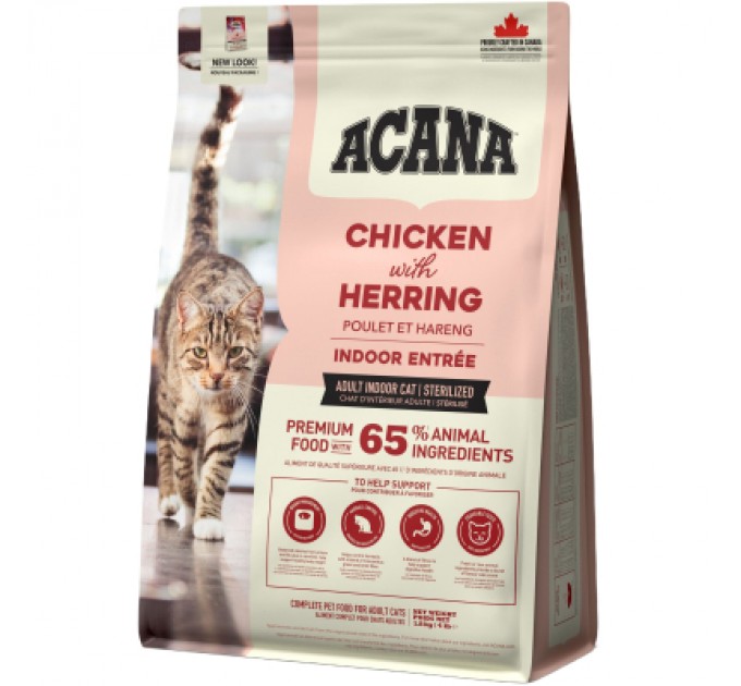 ACANA Сухий корм для кішок ACANA Indoor Entree 1.8 кг (0064992714505)