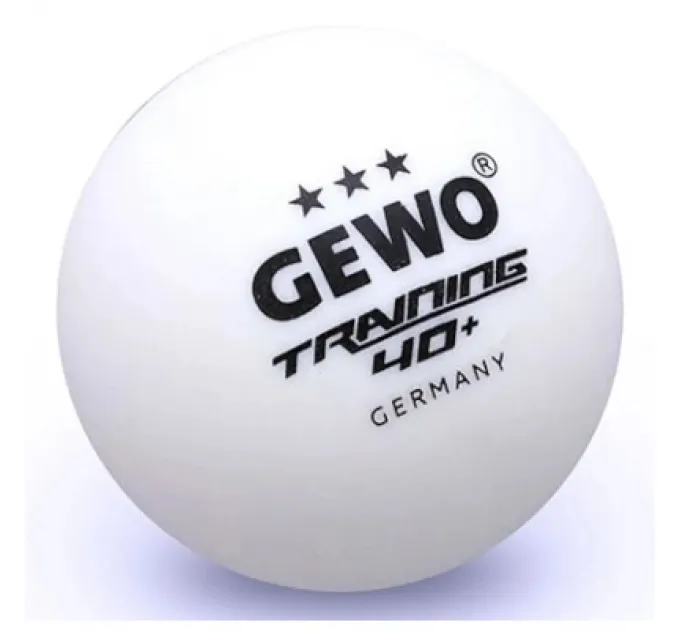 Gewo М'ячик для настільного теніса Gewo Trainingsball 40+ 6 шт (85921200) (931058)