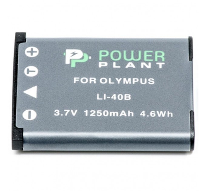 PowerPlant Акумулятор до фото/відео PowerPlant Olympus Li-40B, Li-42B, D-Li63, D-Li108, NP-45, NP-80, NP-82 (DV00DV1090)
