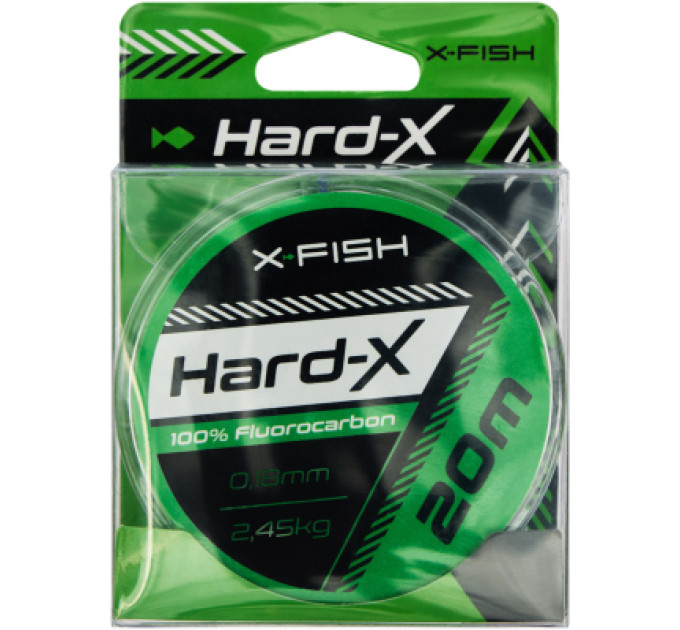 X-Fish Флюорокарбон X-Fish Hard-X 20m (clear) 0.18mm 2.45kg (1917.03.81)