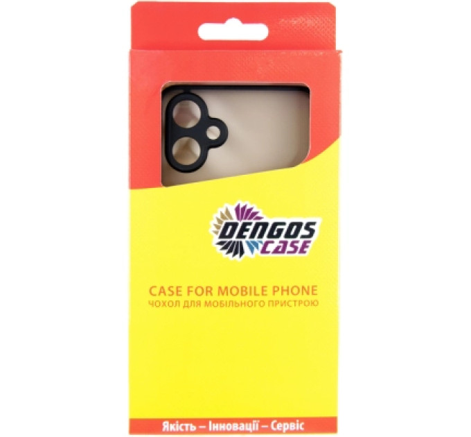 Dengos Чохол до мобільного телефона Dengos Kit Samsung Galaxy A06 Matte + 2 pcs glass (Black) (DG-CTG2P-02)