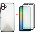 Dengos Чохол до мобільного телефона Dengos Kit Samsung Galaxy A06 Matte + 2 pcs glass (Black) (DG-CTG2P-02)