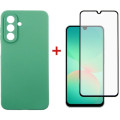 Dengos Чохол до мобільного телефона Dengos Kit Samsung Galaxy A26 Soft + glass (Mint) (DG-KM-139)
