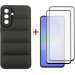 Dengos Чохол до мобільного телефона Dengos Kit Samsung Galaxy A36 Soft + 2 pcs glass (Black) (DG-CTG2P-13)