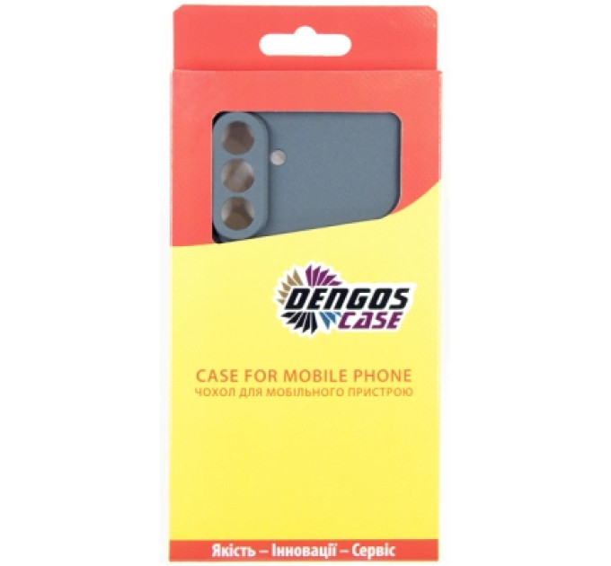 Dengos Чохол до мобільного телефона Dengos Kit Samsung Galaxy A56 Carbon + glass (Grey) (DG-KM-138)