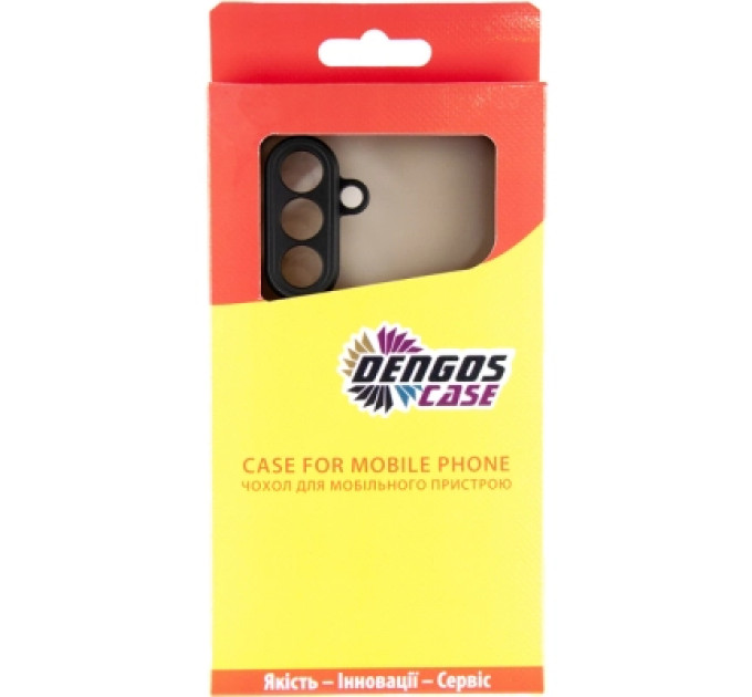 Dengos Чохол до мобільного телефона Dengos Kit Samsung Galaxy A56 Matte + 2 pcs glass (Black) (DG-CTG2P-05)