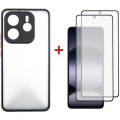 Dengos Чохол до мобільного телефона Dengos Kit Xiaomi Redmi Note 14 5G Matte + 2 pcs glass (Black) (DG-CTG2P-01)