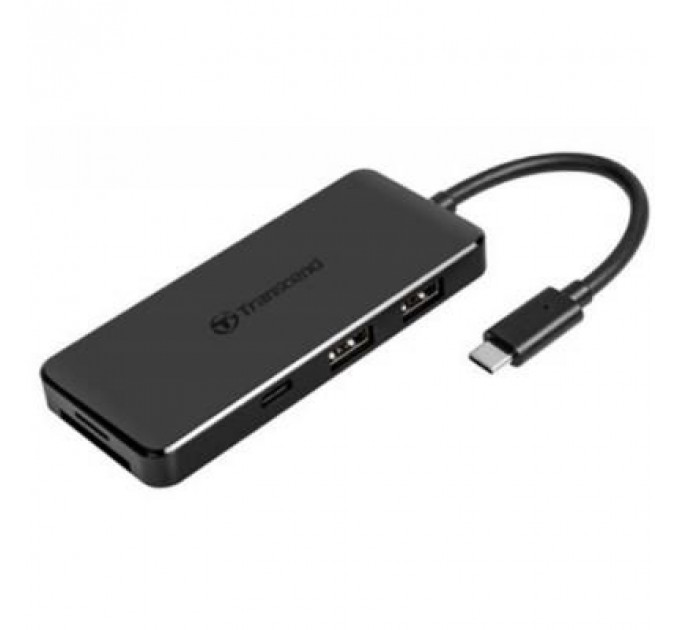 Концентратор Transcend Type-C HUB 6 ports microSD/SD Black (TS-HUB5C)