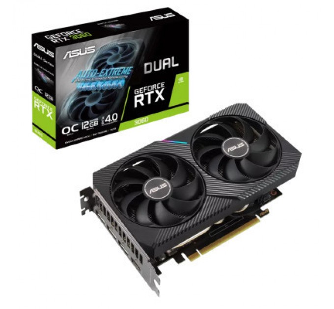 Відеокарта ASUS GeForce RTX3060 12Gb DUAL OC V2 LHR (DUAL-RTX3060-O12G-V2)