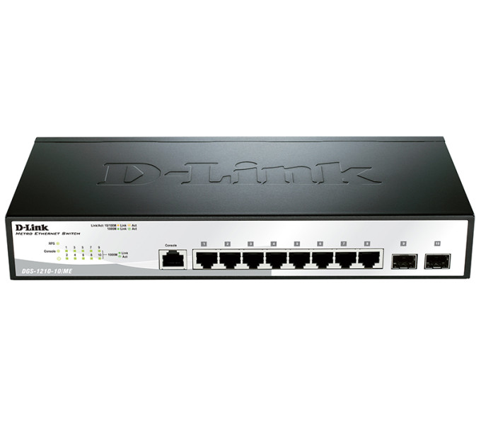 D-Link Комутатор мережевий D-Link DGS-1210-10/ME