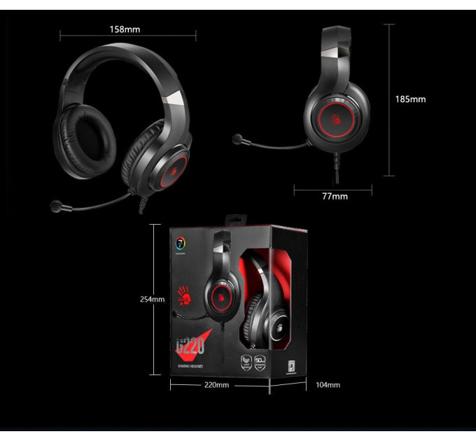 A4Tech Гарнітура A4Tech Bloody G220 Black