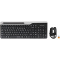 A4Tech Комплект (клавіатура, мишка) бездротовий A4Tech FB2535CS Smoky Grey
