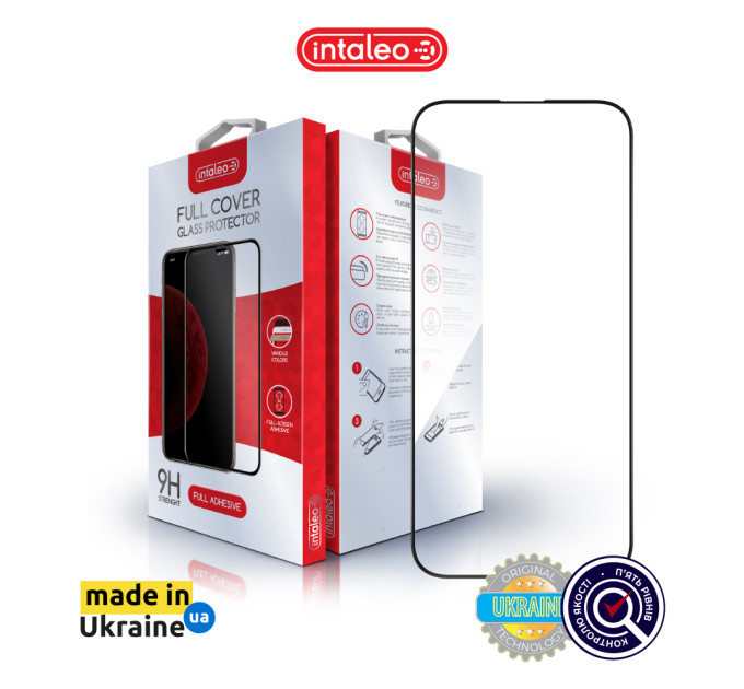 Intaleo Захисне скло Intaleo Full Glue ESD для Apple iPhone 16 Pro Black (1283126594724)