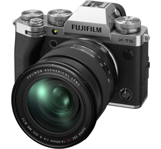 Fujifilm Цифровий фотоапарат Fujifilm X-T5 + XF 16-80 F4 Kit Silver (16939497)