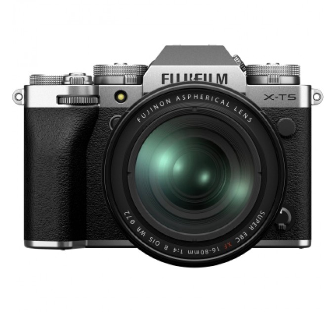 Fujifilm Цифровий фотоапарат Fujifilm X-T5 + XF 16-80 F4 Kit Silver (16939497)