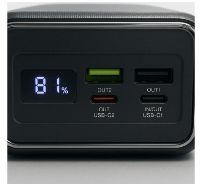 GEAR Батарея універсальна GEAR 40000mAh, PD/22.5W, black (SPO4)