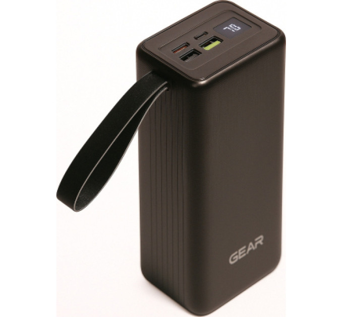 GEAR Батарея універсальна GEAR 40000mAh, PD/22.5W, black (SPO4)