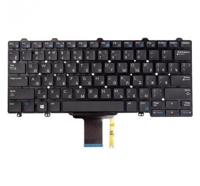Клавіатура ноутбука Dell Latitude E5270/E7270 черн подсв (KB310775)