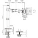Gembird Кронштейн Gembird MA-D1-01