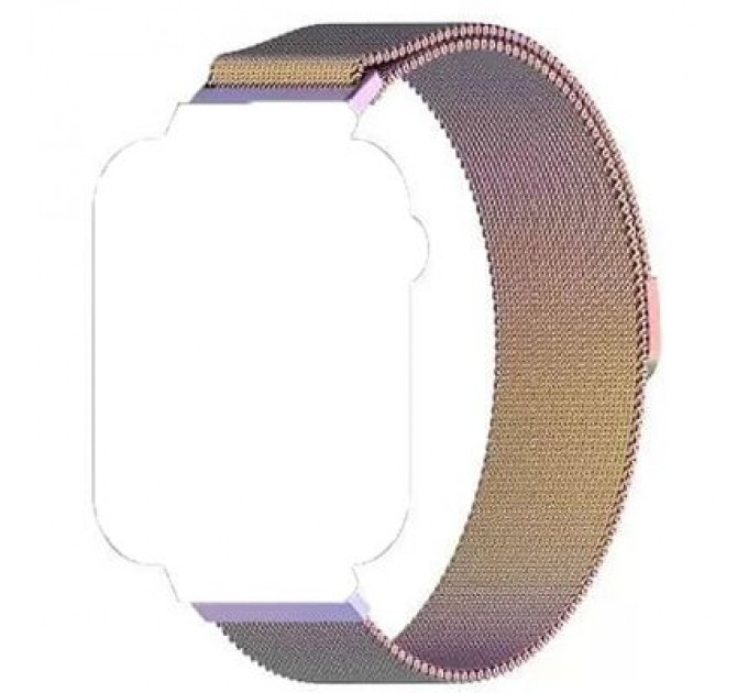 BeCover Ремінець до смарт-годинника BeCover Milanese Style для Samsung Galaxy (20mm)/Watch 5/ Watch 4.../Gear S2 Classic/Gear Sport Rainbow (707678)