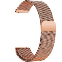 Ремінець до смарт-годинника BeCover Milanese Style для Samsung Galaxy (20mm)/Watch 5/ Watch 4.../Gear S2 Classic/Gear Sport Rose Gol (707676)