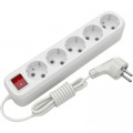 Electrum Мережевий подовжувач Electrum C-ES-1815 5.0m, 5 роз, white (C-ES-1815)