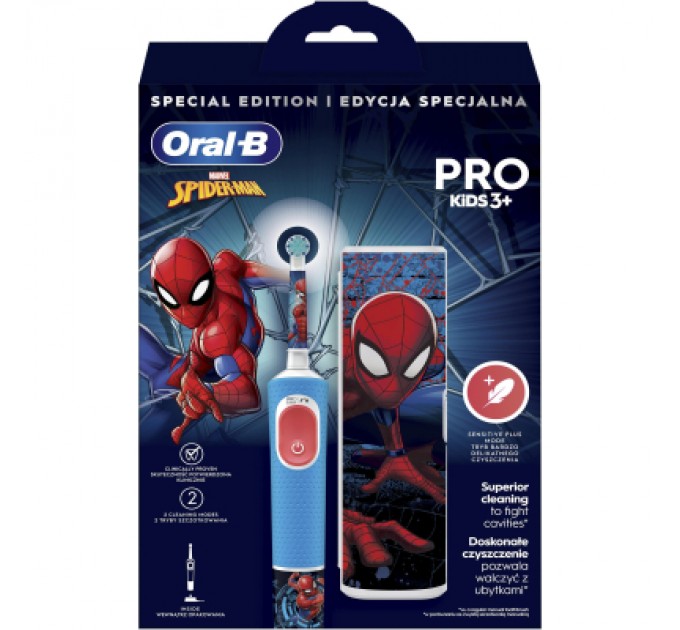 Oral-B Електрична зубна щітка Oral-B D103.413.2KX Spider-Man