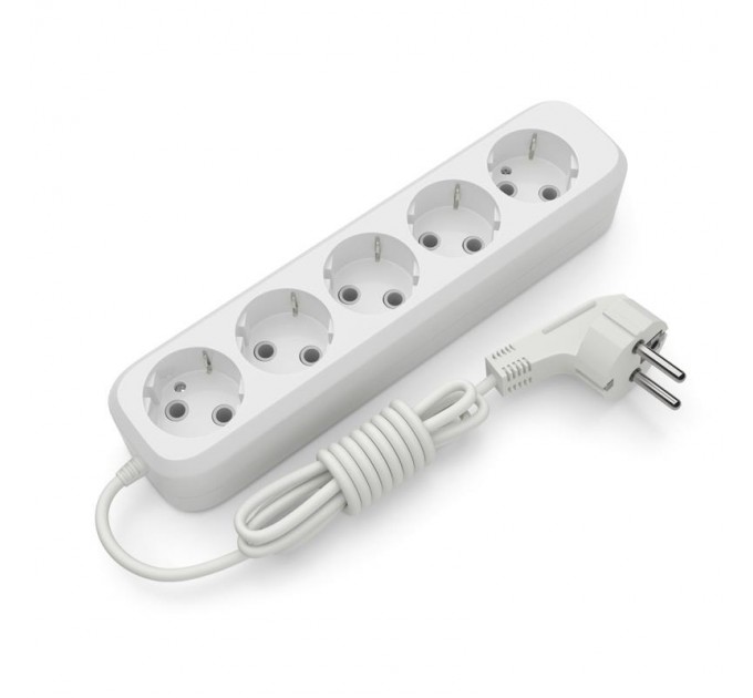 Electrum Подовжувач блоковий (ABS) Electrum 5 гнізд 3м із заземленням C-ES-1793