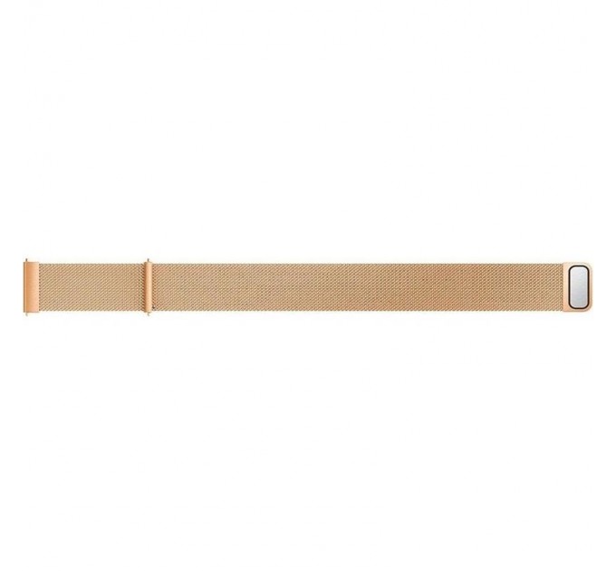 BeCover Ремінець BeCover Milanese Style для Xiaomi Amazfit Bip (20mm) Lite/Bip S Lite/GTR 42mm/GTS/TicWatch S2/TicWatch E/GTS 3/GTS 2 mini Rose Gold (707684)
