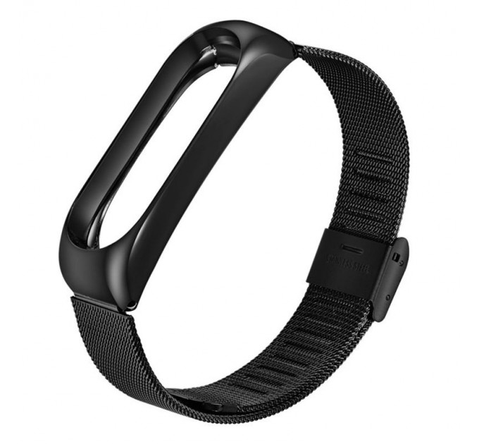 BeCover Ремінець BeCover Metal для Xiaomi Mi Band 4/3 Black (704651)