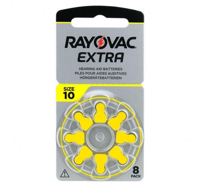 Rayovac Батарейка Rayovac Extra 10 (10AUX-8XEMF) BL 8 шт (для слухових апаратів)