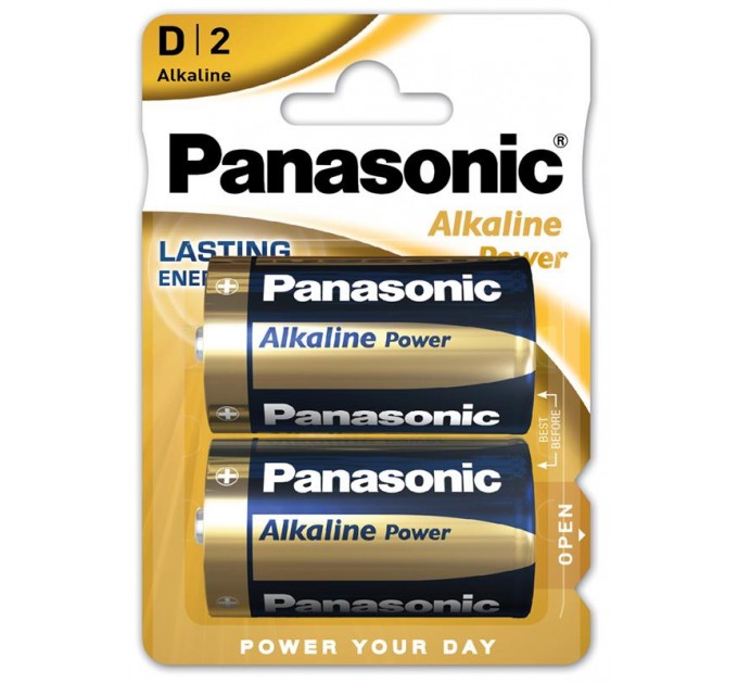 Panasonic Батарейка Panasonic Alkaline Power D/LR20 BL 2 шт (2955)