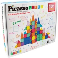 Конструктор Picasso магнітний Tiles Magnetic Building Blocks 101 деталь (817338022402)