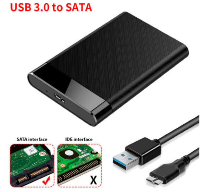 Dynamode Кишеня зовнішня Dynamode 2.5" SATA/SSD HDD USB3.0 (DM-CAD-25320)