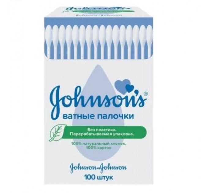 Johnson’s baby Ватні палички Johnson’s baby 100 шт (3574661440460)