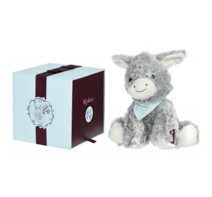 Kaloo М'яка іграшка Kaloo музична Les Amis Віслюк сірий (25 см) в коробці (K963140)