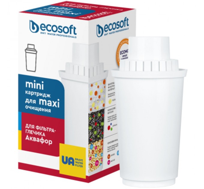 Ecosoft Картридж для фільтра глечика Ecosoft до фільтр-глечиків Аквафор (CRVKAQRECO)