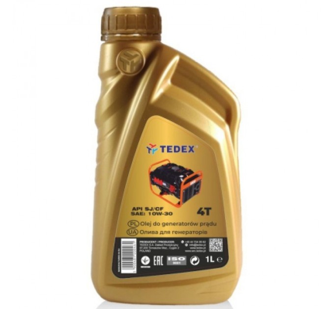 TEDEX Моторна олива TEDEX OLEJ DO GENERATOROW 10W30 1л