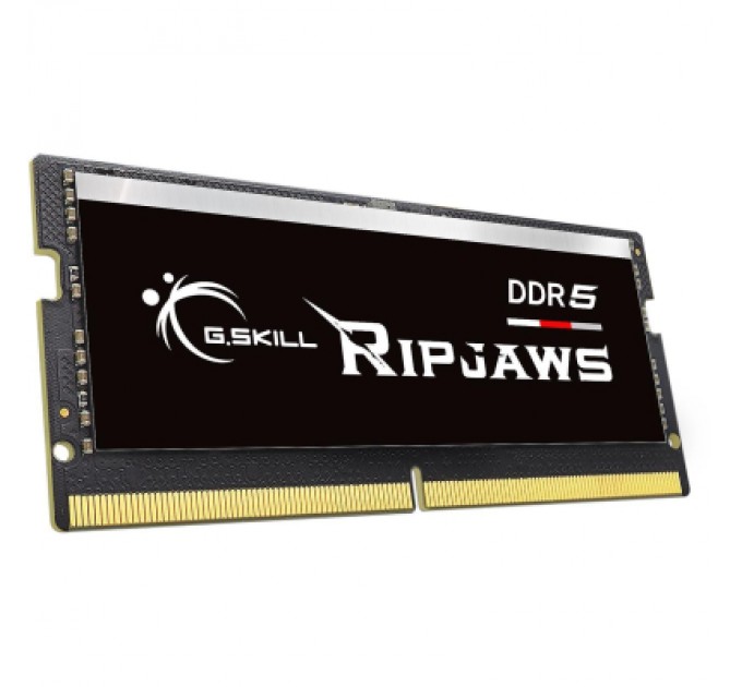G.Skill Модуль пам'яті для ноутбука SoDIMM DDR5 16GB 4800 MHz Ripjaws G.Skill (F5-4800S4039A16GX1-RS)